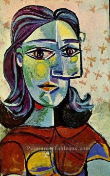 Tête de femme 3 1939 cubiste Peinture à l'huile